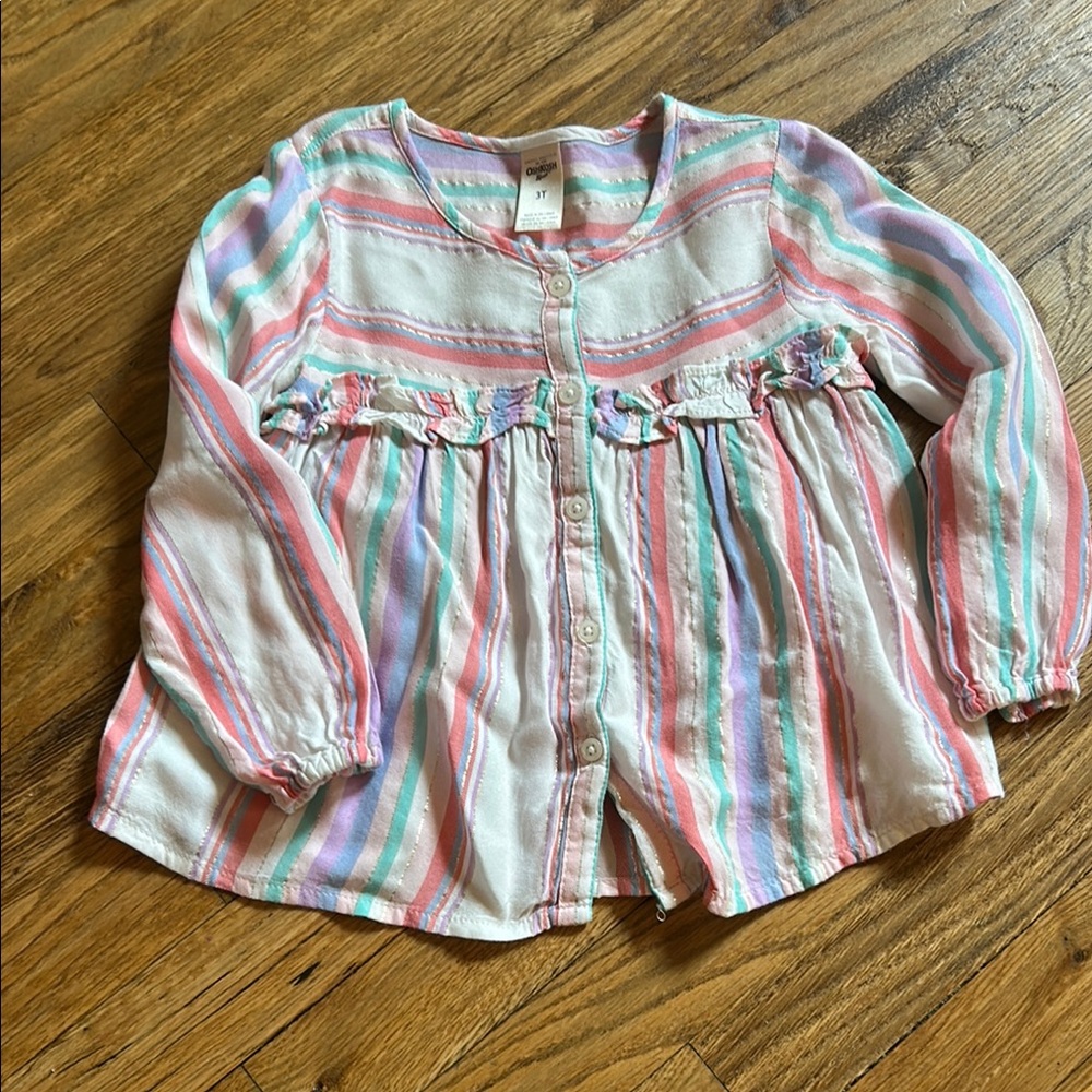 Colorful Striped Kids Shirt